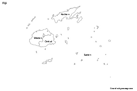 Sample Maps for Fiji (black-white)