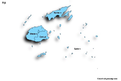 Sample Maps for Fiji (blue,shadowy)
