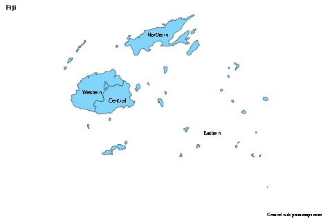 Sample Maps for Fiji (blue)