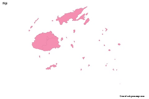 Sample Maps for Fiji (pink,outline)