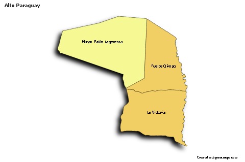 Sample Maps for Alto Paraguay (colored,shadowy)