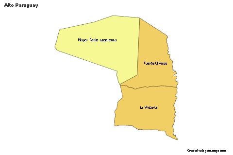 Sample Maps for Alto Paraguay (colored)