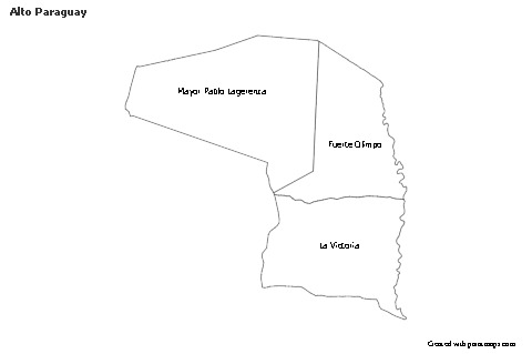 Sample Maps for Alto Paraguay (black-white)