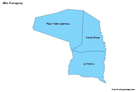Sample Maps for Alto Paraguay (blue)