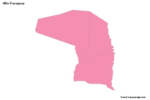 Sample Maps for Alto Paraguay (pink,outline)