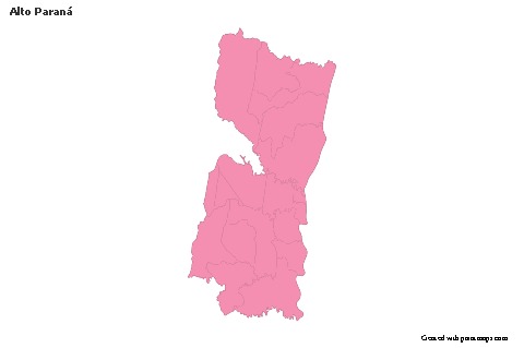 Sample Maps for Alto Paraná (pink,outline)