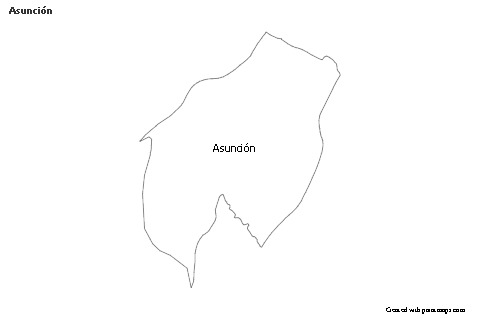 Mapas de muestra para Asunción (blanco-negro)