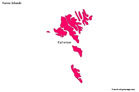 Sample Maps for Faroe Islands (colored)