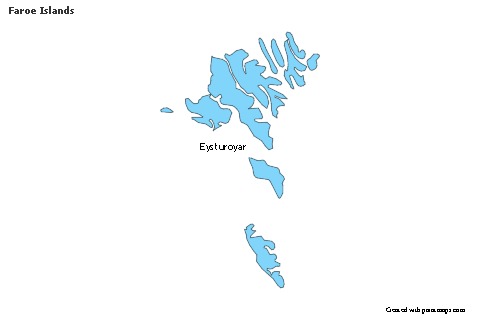 Sample Maps for Faroe Islands (blue)