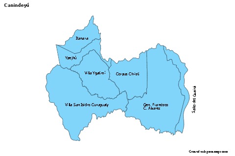 Sample Maps for Canindeyú (blue)