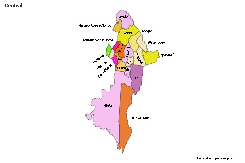 Sample Maps for Central (colored)