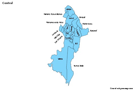 Sample Maps for Central (blue)