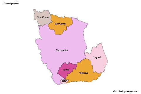Sample Maps for Concepción (colored)