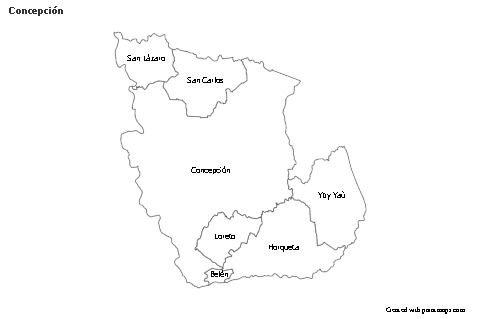 Sample Maps for Concepción (black-white)