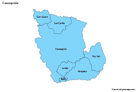 Sample Maps for Concepción (blue)