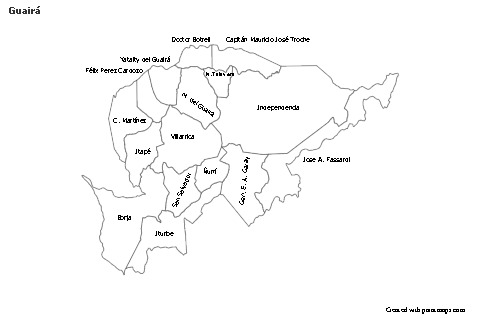 Sample Maps for Guairá (black-white)