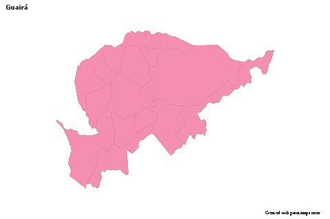 Sample Maps for Guairá (pink,outline)