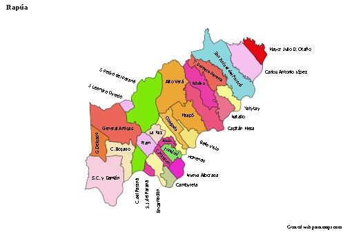 Sample Maps for Itapúa (colored)