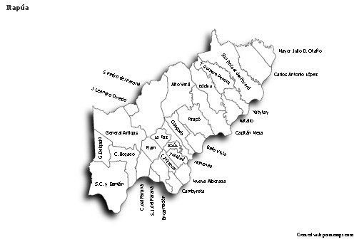 Sample Maps for Itapúa (black-white,shadowy)