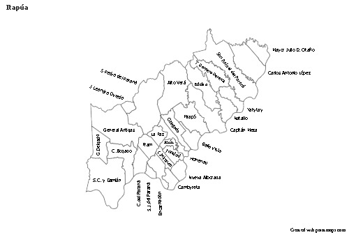 Sample Maps for Itapúa (black-white)