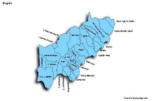 Sample Maps for Itapúa (blue,shadowy)