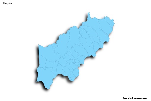 Sample Maps for Itapúa (blue,outline,shadowy)