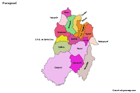 Sample Maps for Paraguarí (colored)