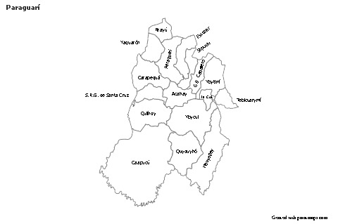 Sample Maps for Paraguarí (black-white)