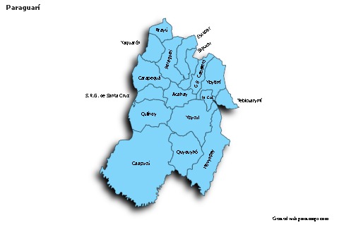Sample Maps for Paraguarí (blue,shadowy)