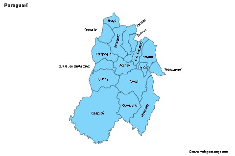 Sample Maps for Paraguarí (blue)