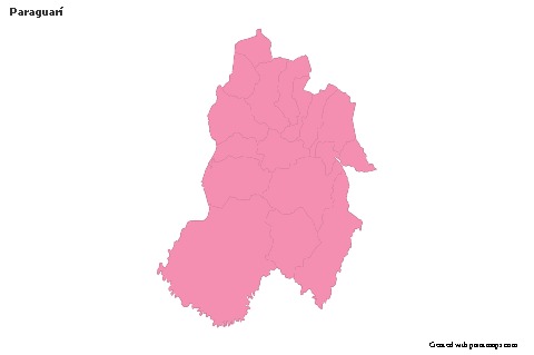 Sample Maps for Paraguarí (pink,outline)