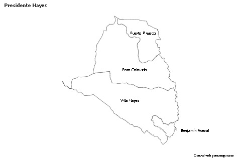 Sample Maps for Presidente Hayes (black-white)