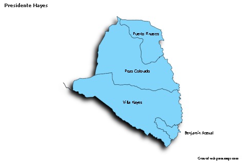 Sample Maps for Presidente Hayes (blue,shadowy)