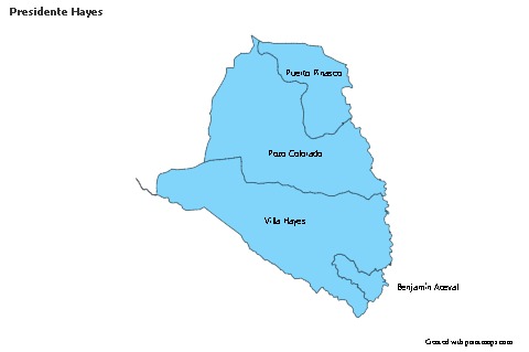 Sample Maps for Presidente Hayes (blue)