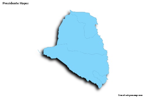 Sample Maps for Presidente Hayes (blue,outline,shadowy)