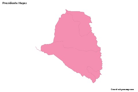 Sample Maps for Presidente Hayes (pink,outline)