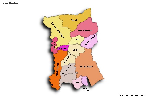 Sample Maps for San Pedro (colored,shadowy)