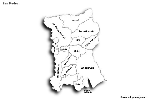 Sample Maps for San Pedro (black-white,shadowy)