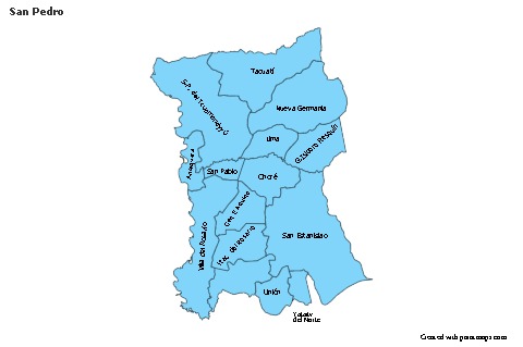 Sample Maps for San Pedro (blue)