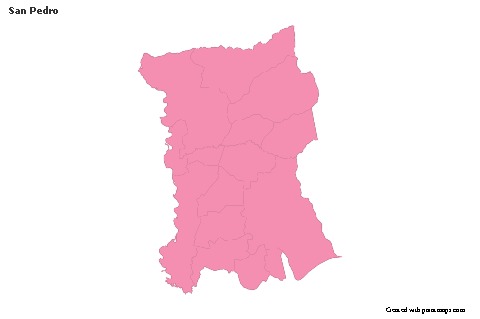 Sample Maps for San Pedro (pink,outline)