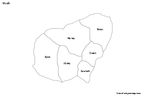 Sample Maps for Usak (black-white)