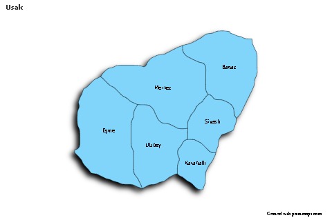 Sample Maps for Usak (blue,shadowy)