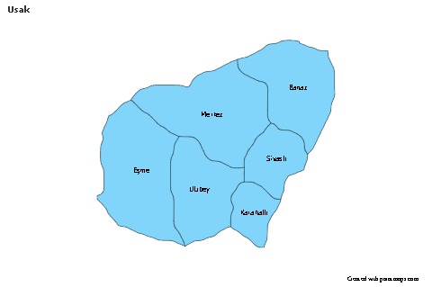 Sample Maps for Usak (blue)