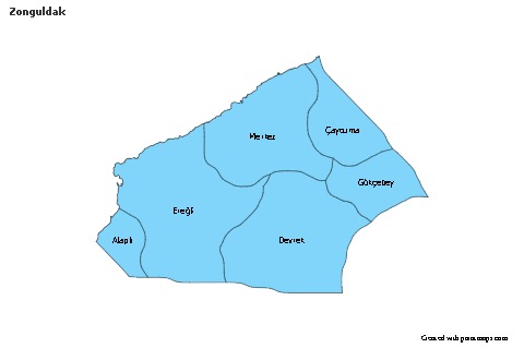 Sample Maps for Zonguldak (blue)