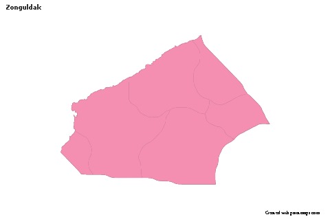 Sample Maps for Zonguldak (pink,outline)