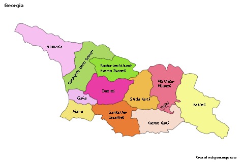 Sample Maps for Georgia (colored)