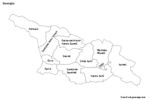 Sample Maps for Georgia (black-white)