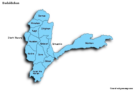 Sample Maps for Badakhshan (blue,shadowy)