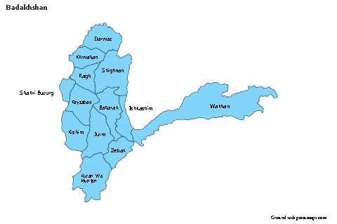 Sample Maps for Badakhshan (blue)