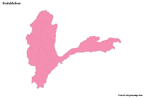 Sample Maps for Badakhshan (pink,outline)